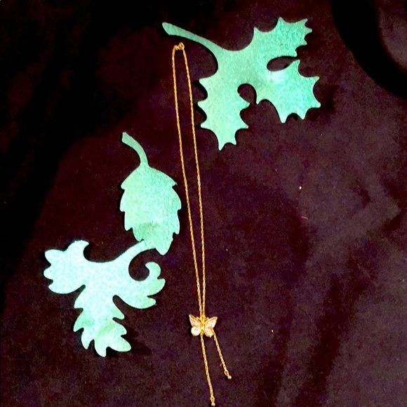 Avon vintage 1979 butterfly  lariat Y necklace - Picture 6 of 11